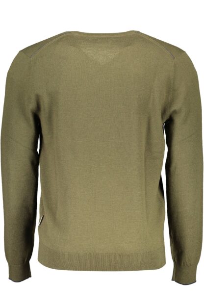 Napapijri - Green Wool Men Sweater