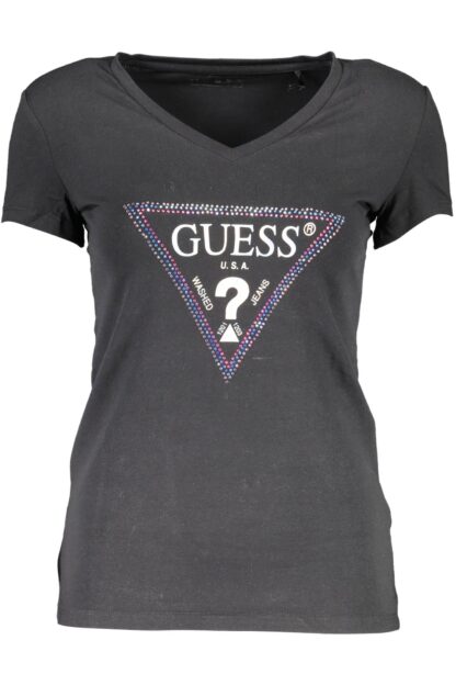 Guess Jeans - Black Cotton Women T-Shirt