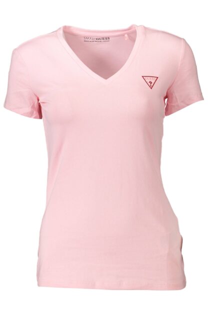 Guess Jeans - Pink Cotton Women T-Shirt