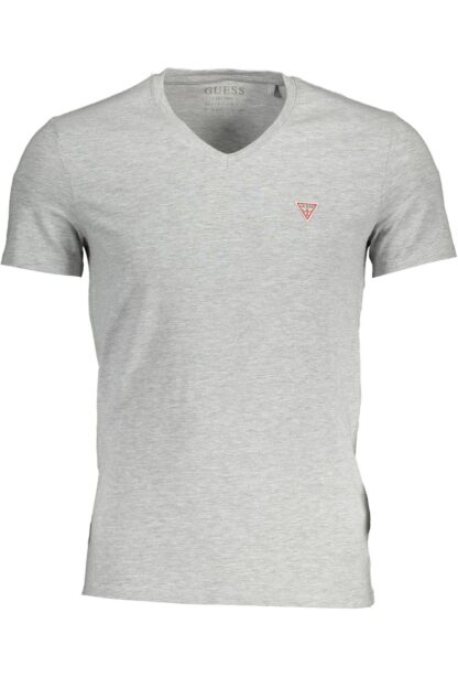 Guess Jeans - Gray Cotton Men T-Shirt