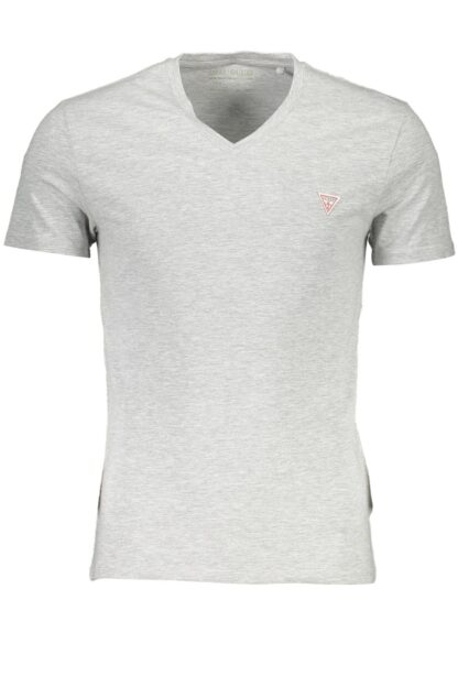 Guess Jeans - Gray Cotton Men T-Shirt