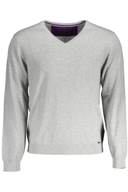 Guess Jeans - Gray Cotton Men Sweater