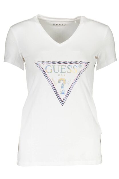 Guess Jeans - White Cotton Women T-Shirt