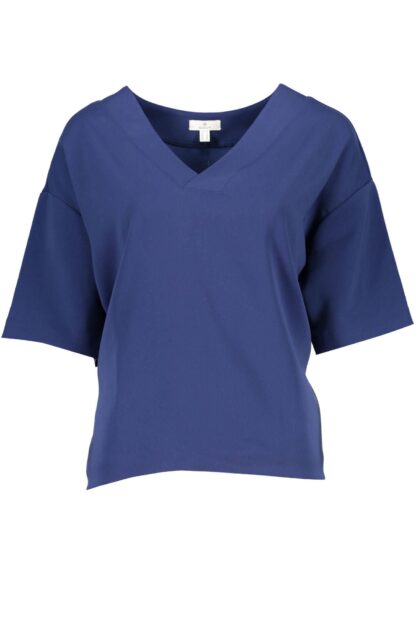 Gant - Blue Cotton Women T-Shirt