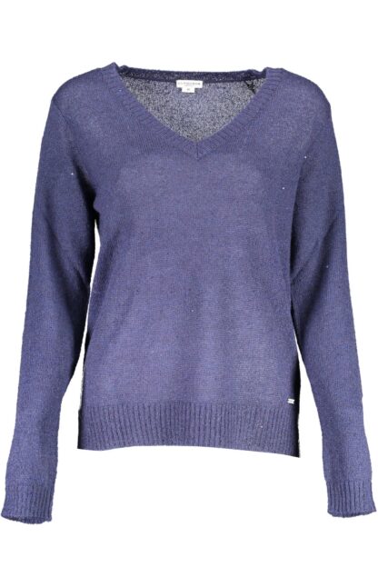 U.S. POLO ASSN. - Blue Acrylic Women Sweater