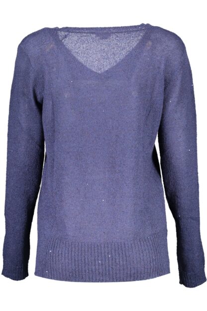 U.S. POLO ASSN. - Blue Acrylic Women Sweater