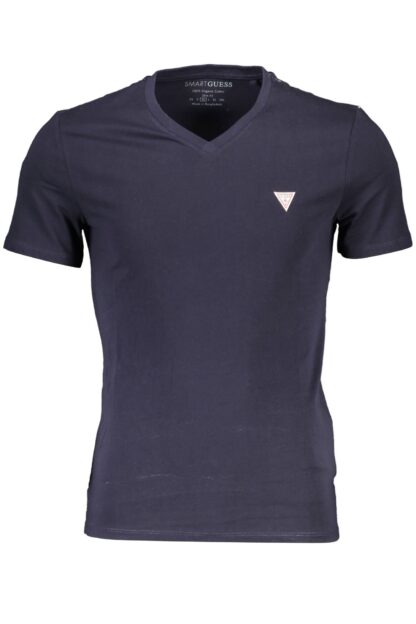 Guess Jeans - Blue Cotton Men T-Shirt