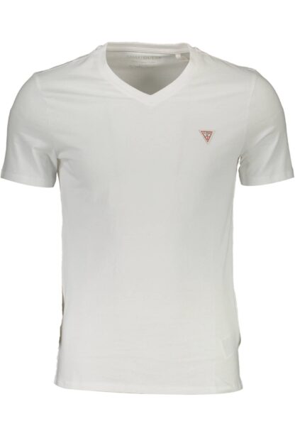 Guess Jeans - White Cotton Men TShirt