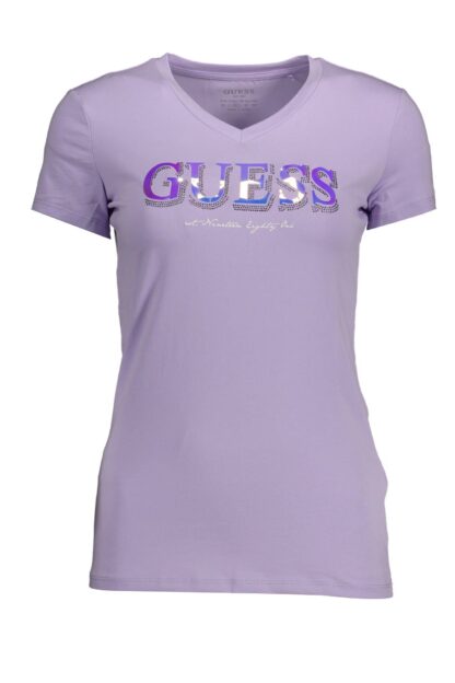 Guess Jeans - Purple Cotton Women T-Shirt