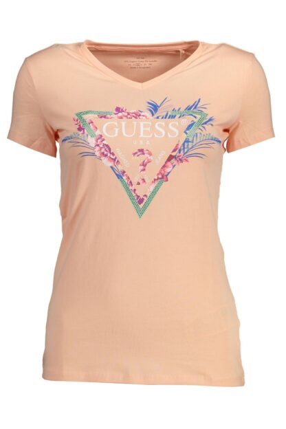 Guess Jeans - Pink Cotton Women TShirt