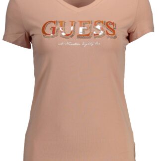 Guess Jeans - Pink Cotton Women T-Shirt