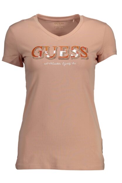 Guess Jeans - Pink Cotton Women T-Shirt