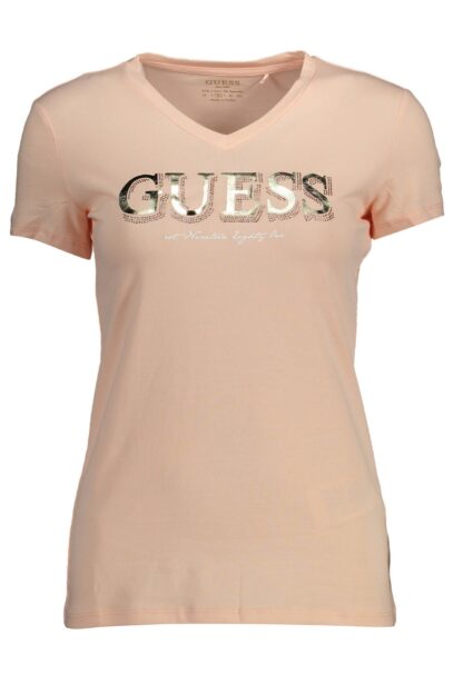 Guess Jeans - Pink Cotton Women Tee