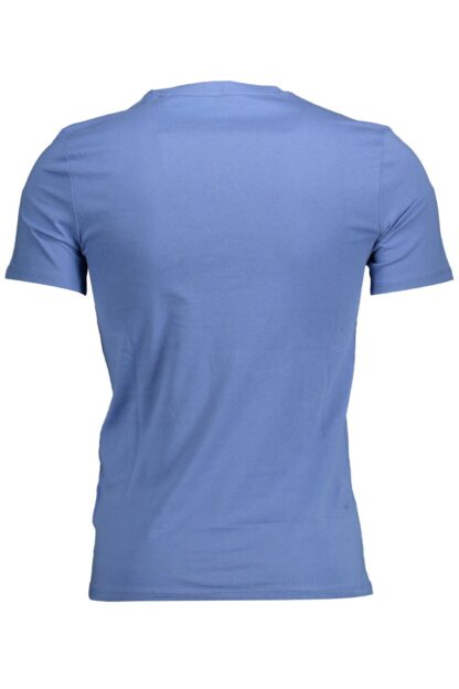 Guess Jeans - Blue Cotton Men T-Shirt