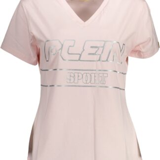 Plein Sport - Pink Cotton Women Top