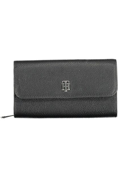 Tommy Hilfiger - Black Polyurethane Women Wallet