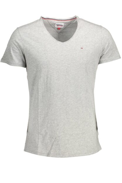 Tommy Hilfiger - Gray Polyester Men T-Shirt