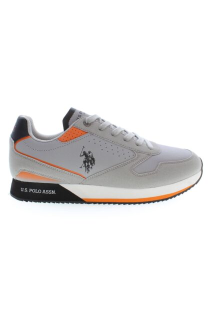 U.S. POLO ASSN. - Gray Polyester Men Sneaker