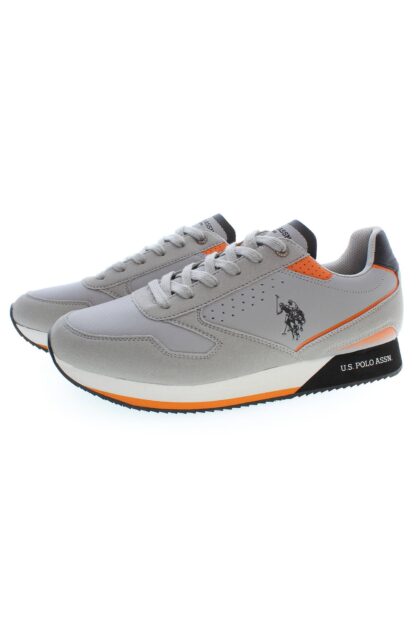 U.S. POLO ASSN. - Gray Polyester Men Sneaker