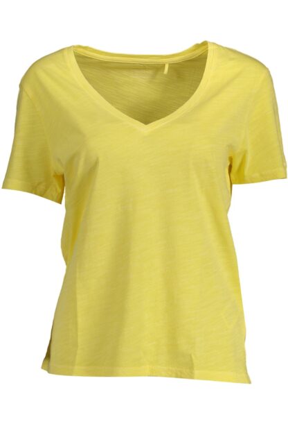 Gant - Yellow Cotton Women T-Shirt