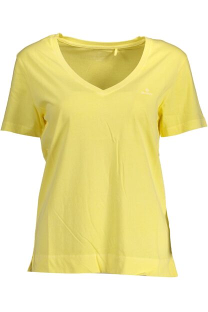 Gant - Yellow Cotton Women TShirt