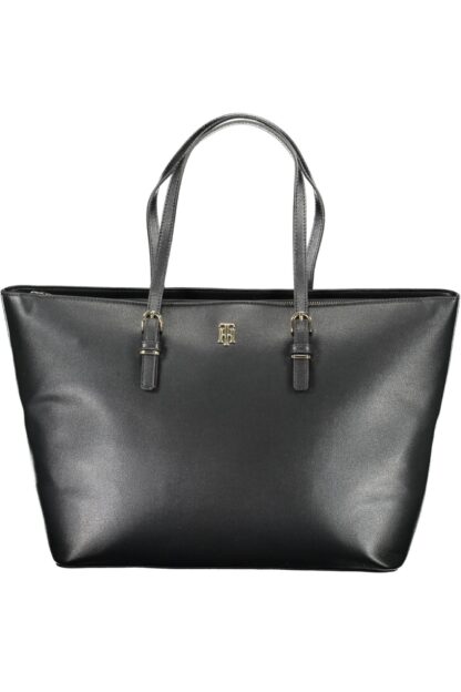 Tommy Hilfiger - Black Polyurethane Women Handbag