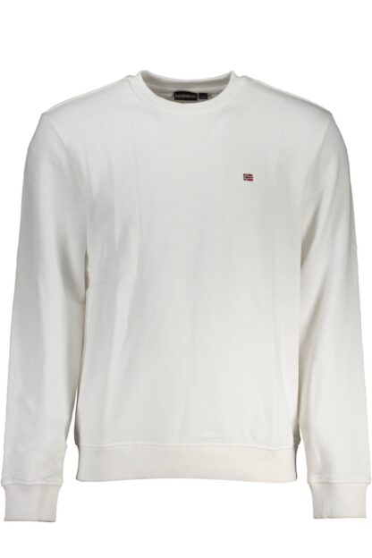 Napapijri - White Cotton Men Sweater