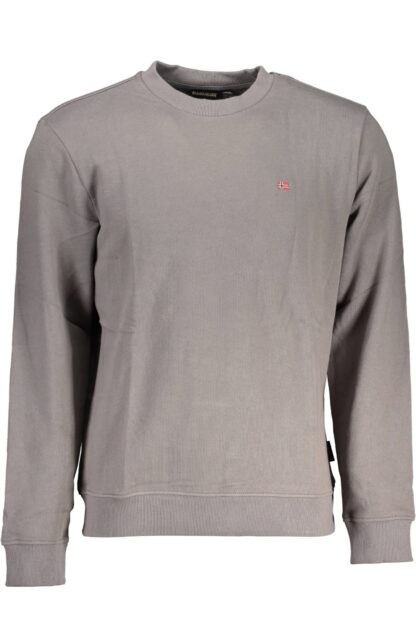 Napapijri - Gray Cotton Men Sweater