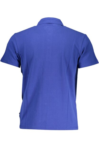 Napapijri - Blue Cotton Men Polo Shirt