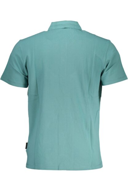 Napapijri - Green Cotton Men Polo Shirt