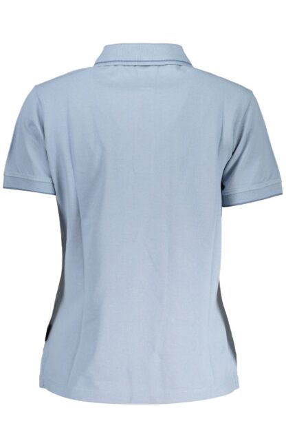 Napapijri - Light Blue Cotton Women Polo Shirt