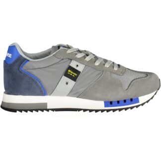 Blauer - White Leather Mens Sneaker