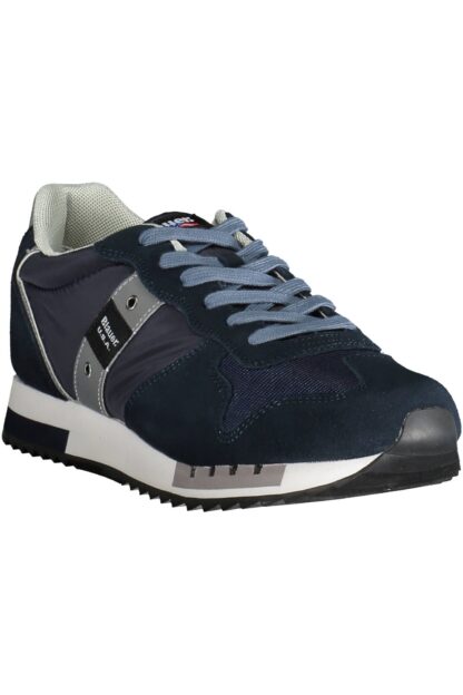 Blauer - Blue Polyester Men Sneaker