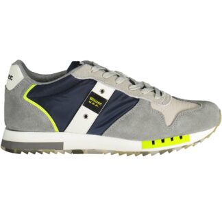 Blauer - Blue Polyester Men Sneaker