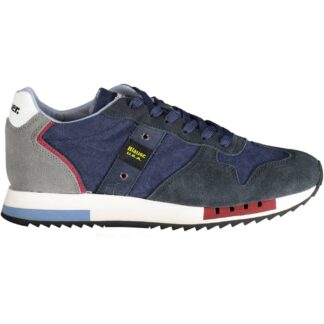 Blauer - Blue Polyester Men Sneaker