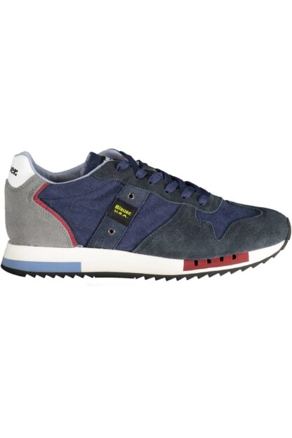 Blauer - Blue Polyester Men Sneaker