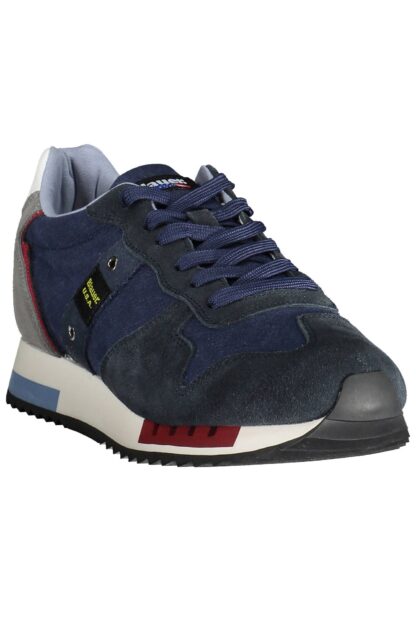 Blauer - Blue Polyester Men Sneaker