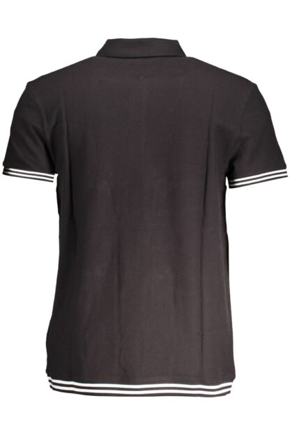 Tommy Hilfiger - Black Cotton Men Polo Shirt