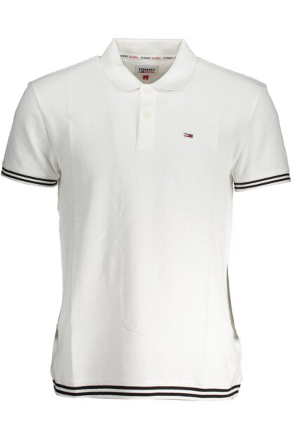 Tommy Hilfiger - White Cotton Men Polo Shirt