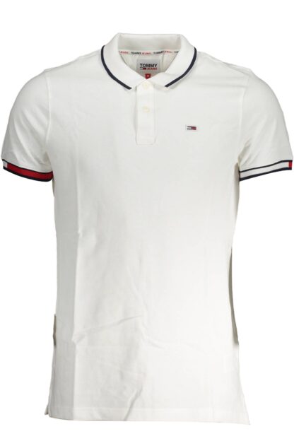 Tommy Hilfiger - White Cotton Men Polo