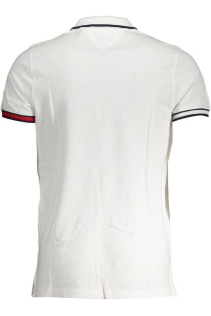 Tommy Hilfiger - White Cotton Men Polo