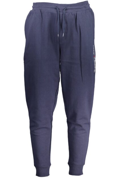 Tommy Hilfiger - Blue Cotton Men Sporty Pant