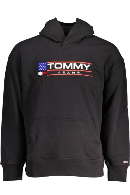 Tommy Hilfiger - Black Cotton Men Sweater