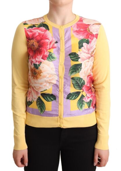 Dolce & Gabbana - Resplendent Silk Floral Cardigan Top