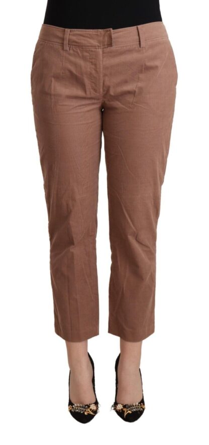 Costume National - Chic Tapered Cropped Mid Waist Pants