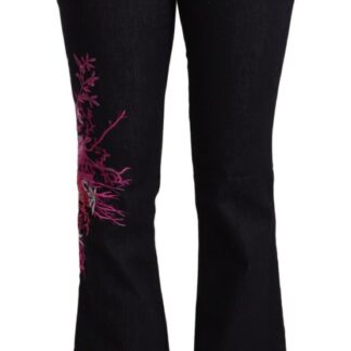 Costume National - Chic Low Waist Skinny Black Denim Jeans