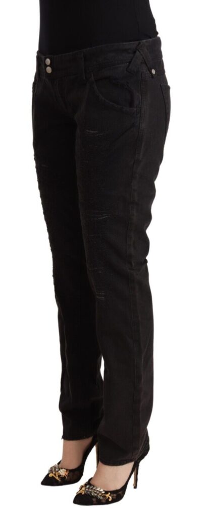 CYCLE - Chic Low Waist Black Slim Fit Jeans