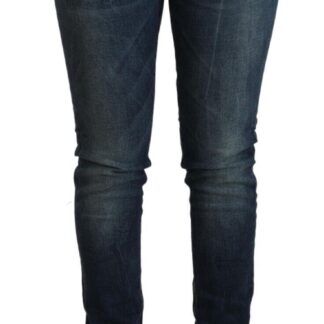 Acht - Sleek Gray Skinny Low Waist Jeans