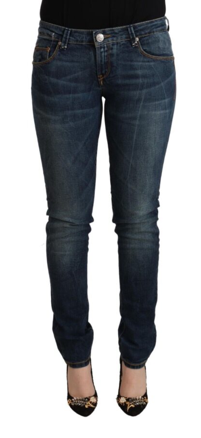 Acht - Chic Slim-Fit Low Waist Skinny Jeans