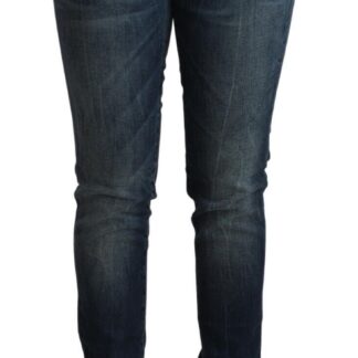 Acht - Sleek Black Washed Slim Fit Jeans